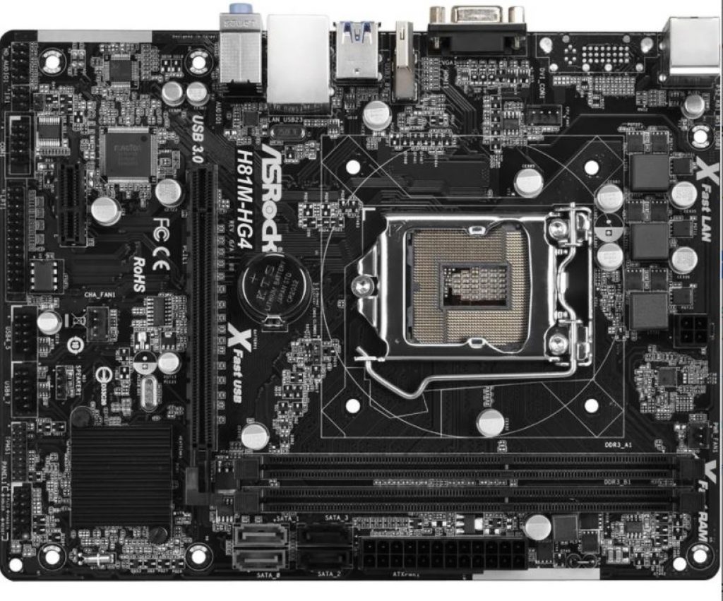 Placa-Mãe AsRock H81M-HG4 R4.0 LGA 1150