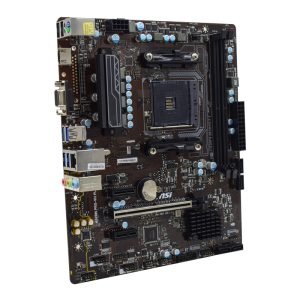 Placa-mãe AM4 MSI A320M PRO-VH PLUS DDR44 32GB USB3.1 PCI-E 3.0 para CPUs Ryzen