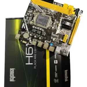 Placa Mãe H61 Socket Lga 1155 Com M.2 Nvme Lan Giga I3 I5 I7